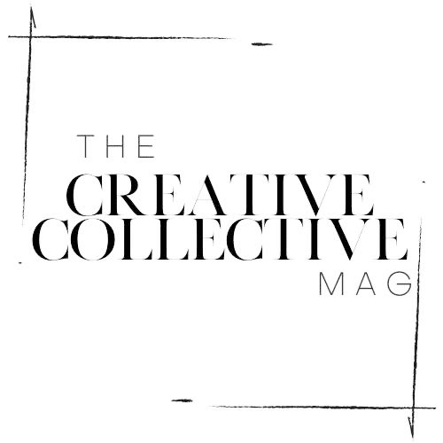 The Creative Collective Mag" in bold and thin black fonts, outlined by black lines on white background.